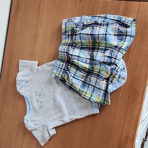 Onesie and Shorts